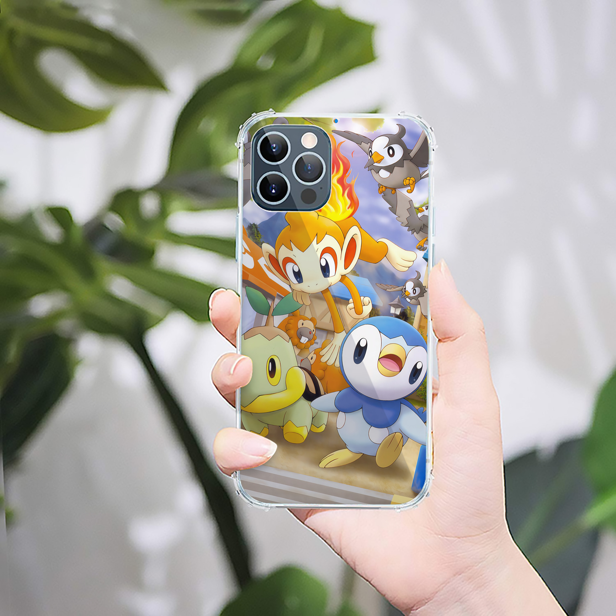 （画像用） ポケットモンスター Pokémon 【iPhone 12シリーズ対応】透明スマホケース（クリアソフトケース）